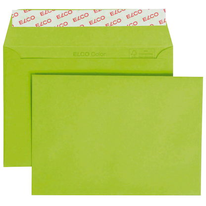 Artikelbild 18 für ELCO Briefumschläge Color DIN C6 ohne Fenster intensivgrün haftklebend 25 St., Artikelnummer 288999