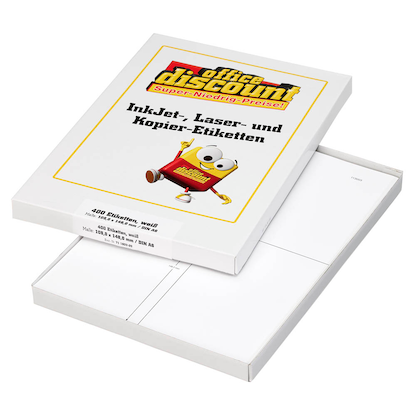 Artikelbild 7 für 400 office discount Etiketten weiß 105,0 x 148,0 mm, Artikelnummer 711622