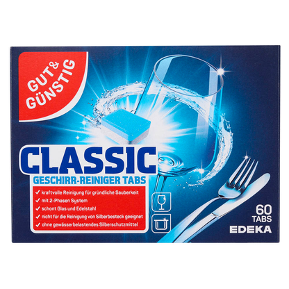 Artikelbild 3 für GUT&GÜNSTIG CLASSIC Spülmaschinentabs 60 St., Artikelnummer 988541
