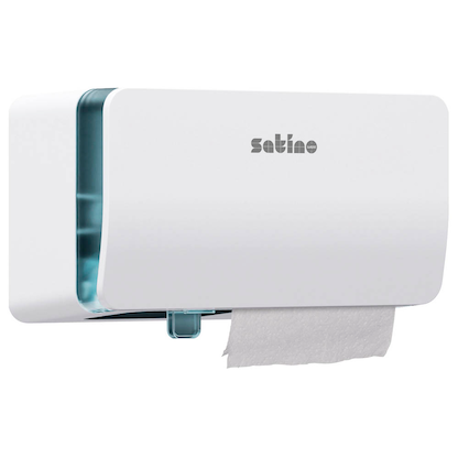 Artikelbild für Satino Toilettenpapierspender HYGINITY 333426 weiß Kunststoff, Artikelnummer 663189