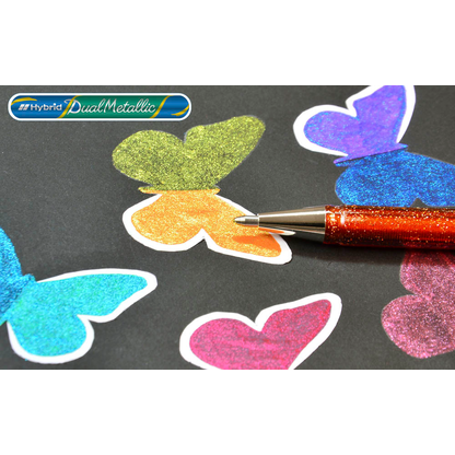 Artikelbild 2 für Pentel Hybrid Dual Metallic Gelschreiber 0,5 mm, Schreibfarbe: gold, 1 St., Artikelnummer 492203