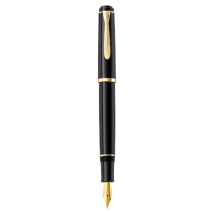 Artikelbild 2 für Pelikan Classic P200 Patronenfüller schwarz/gold F (fein), Artikelnummer 410973