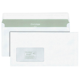 Artikelbild 1 für MAILmedia Briefumschläge Envirelope® DIN lang mit Fenster recycling-weiß haftklebend 500 St., Artikelnummer 290736