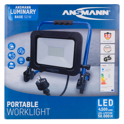 Artikelbild 8 für ANSMANN FL4500AC Baustrahler blau/schwarz 50 W, Artikelnummer 532923