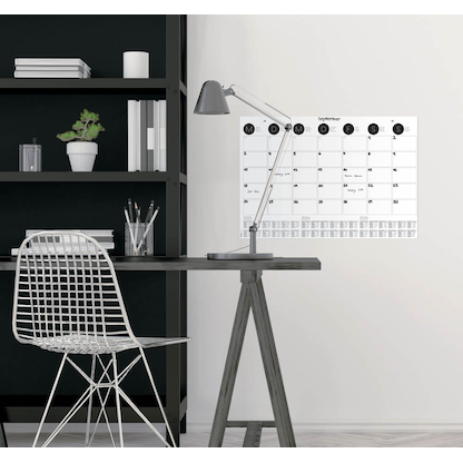 Artikelbild 5 für SIGEL Schreibtischunterlage MONATSPLANER 2020/2021/2022 schwarz/weiß Papier 59,5 x 41,0 cm, 12 Blatt, Artikelnummer 481119