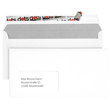 Artikelbild 1 für dots Briefumschläge DIN lang mit Fenster weiß haftklebend 250 St., Artikelnummer 118091