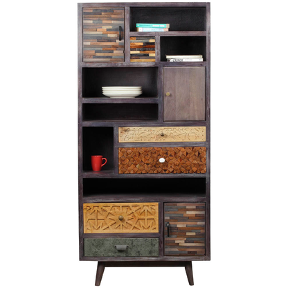 Artikelbild 3 für Garden Pleasure Regalschrank TOBOL, 304070 braun 80,0 x 40,0 x 183,0 cm, Artikelnummer 543839