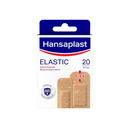 Artikelbild 19 für Hansaplast Pflaster ELASTIC mittelbeige 47086, 20 St., Artikelnummer 577336