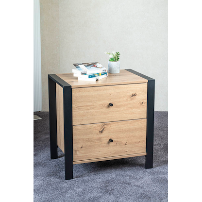 Artikelbild 3 für HAKU Möbel Konsole Nachttisch eiche 60,0 x 42,0 x 60,0 cm, Artikelnummer 340389