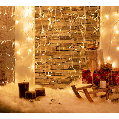 Artikelbild 8 für Idena 400er Eiszapfen LED Lichterkette transparent 10,3 m, Artikelnummer 761803