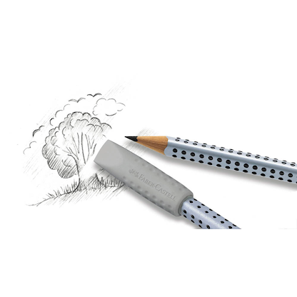 Artikelbild 4 für FABER-CASTELL Radiergummis GRIP 2001 Eraser CAP grau, 2 St., Artikelnummer 819351