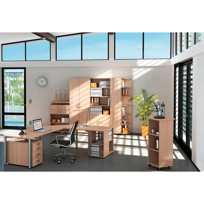 Artikelbild 3 für geramöbel Aktenschrank Flex, S-385100-BB buche 4 Fachböden 80,0 x 42,0 x 180,8 cm, Artikelnummer 875637