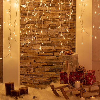 Artikelbild 3 für Idena 400er Eiszapfen LED Lichterkette transparent 10,3 m, Artikelnummer 761803