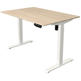 Artikelbild 1 für Kerkmann Move 1 elektrisch höhenverstellbarer Schreibtisch ahorn rechteckig, T-Fuß-Gestell weiß 120,0 x 80,0 cm, Artikelnummer 852297