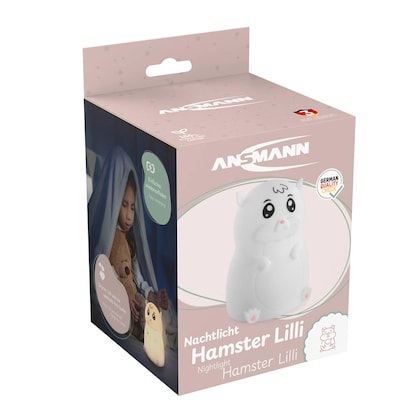 Artikelbild 3 für ANSMANN Hamster Lilli LED Nachtlicht weiß 9,23 cm, 0,2 W, Artikelnummer 629489