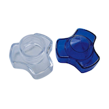 Artikelbild 1 für RUSSKA Tablettenmörser blau, transparent, Artikelnummer 614244