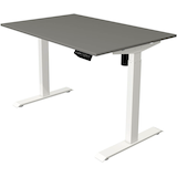 Artikelbild 1 für Kerkmann Move 1 elektrisch höhenverstellbarer Schreibtisch grafit rechteckig, T-Fuß-Gestell weiß 120,0 x 80,0 cm, Artikelnummer 852405