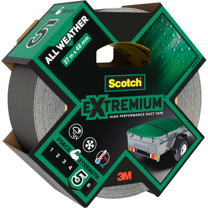 Artikelbild 19 für Scotch Extremium™ All Weather Gewebeband grau 48,0 mm x 27,4 m 1 Rolle, Artikelnummer 570786