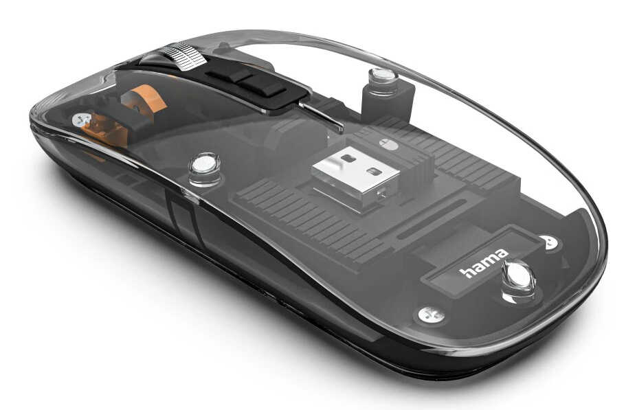 Hama Device hama WM-600 Multi-Device Maus kabellos transparent | office discount