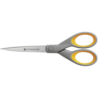 Artikelbild 21 für WESTCOTT Papierschere TITANIUM Super grau-gelb 18,0 cm, Artikelnummer 398289