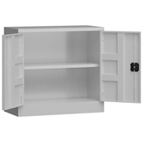 Artikelbild 1 für ClassiX Metallschrank X-530300 lichtgrau 80,0 x 38,0 x 75,0 cm, aufgebaut, Artikelnummer 184099