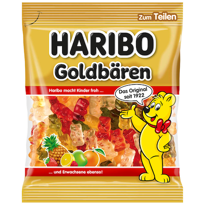 Artikelbild für HARIBO Goldbären Fruchtgummi 175,0 g, Artikelnummer 725673