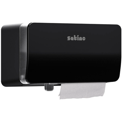 Artikelbild 14 für Satino Toilettenpapierspender HYGINITY MT1 System 333427 schwarz Kunststoff, Artikelnummer 663209