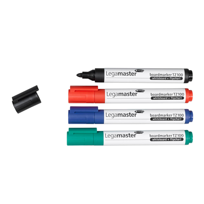 Artikelbild 8 für Legamaster TZ 100 Whiteboard-Marker farbsortiert 1,5 - 3,0 mm, 4 St., Artikelnummer 504340