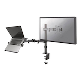 Artikelbild 1 für Neomounts Laptop-Monitor-Halterung FPMA-D550NOTEBOOK schwarz für 1 Monitor und 1 Notebook, Tischklemme, Tischbohrung, Artikelnummer 153827