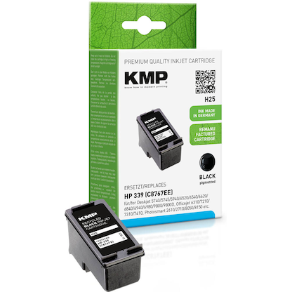 Artikelbild 21 für KMP H25 schwarz Druckerpatrone kompatibel zu HP 339 (C8767E), Artikelnummer 164319