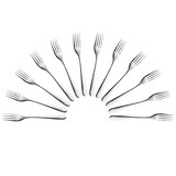 Artikelbild 1 für HEPP Gabeln Carlton silber, 12 St., Artikelnummer 993651