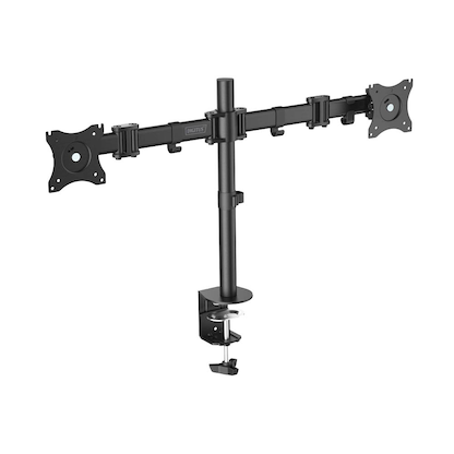 Artikelbild 2 für DIGITUS Monitor-Halterung DA-90349 schwarz für 2 Monitore, Tischklemme, Artikelnummer 325286