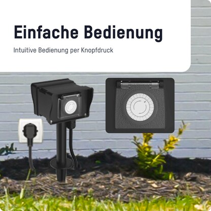 Artikelbild 6 für ANSMANN AES8 Zeitschaltuhr schwarz, Artikelnummer 629309