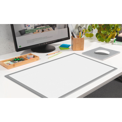 Artikelbild 6 für SIGEL Schreibtischunterlage Squared weiß/grau Papier 59,5 x 41,0 cm, 30 Blatt, Artikelnummer 640039