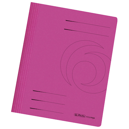Artikelbild für 10 herlitz Schnellhefter easy orga Karton pink DIN A4, Artikelnummer 369153