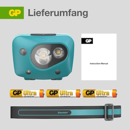Artikelbild 6 für GP Discovery CH44 LED Stirnlampe blau 6,1 cm, Artikelnummer 760097