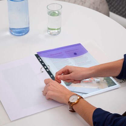 Artikelbild 5 für 5 RAPESCO® Dokumententaschen DIN A4 farbsortiert glatt, Artikelnummer 700672