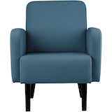 Artikelbild 1 für meet powered by PAPERFLOW Sessel LISBOA blau schwarz Stoff, 1 St., Artikelnummer 850881