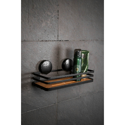 Artikelbild 4 für WENKO Static-Loc® Alba Duschkorb Stahl, Bambus, Artikelnummer 804181