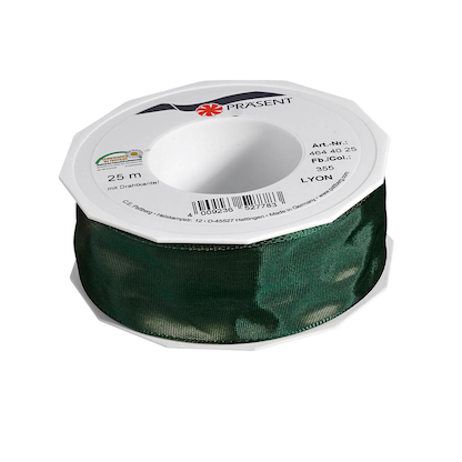 Artikelbild 21 für PRÄSENT Geschenkband LYON glänzend grün 40,0 mm x 25,0 m, Artikelnummer 567826