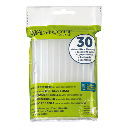 Artikelbild 18 für WESTCOTT Heißklebesticks mini transparent, 30 St., Artikelnummer 640084