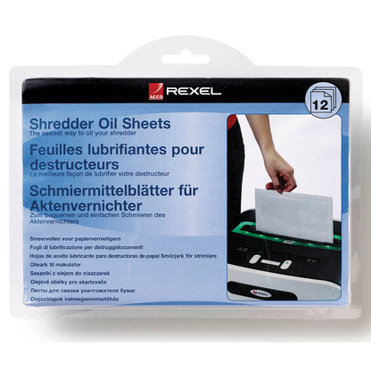 Artikelbild für Rexel Aktenvernichter-Ölblätter, Artikelnummer 185583