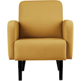 Artikelbild 1 für meet powered by PAPERFLOW Sessel LISBOA safran schwarz Stoff, 1 St., Artikelnummer 850911