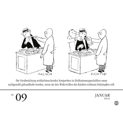 Artikelbild 10 für Heye Abreißkalender LORIOT 2026, Artikelnummer 551238