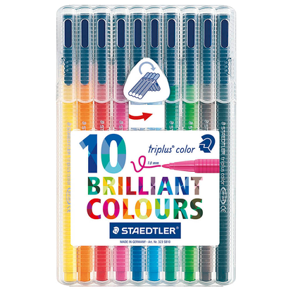 Artikelbild 2 für STAEDTLER triplus color Filzstifte farbsortiert, 10 St., Artikelnummer 504163