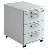 Artikelbild 1 für HAMMERBACHER AC30 Rollcontainer lichtgrau 4 Auszüge 42,8 x 58,0 x 59,0 cm, Artikelnummer 864936