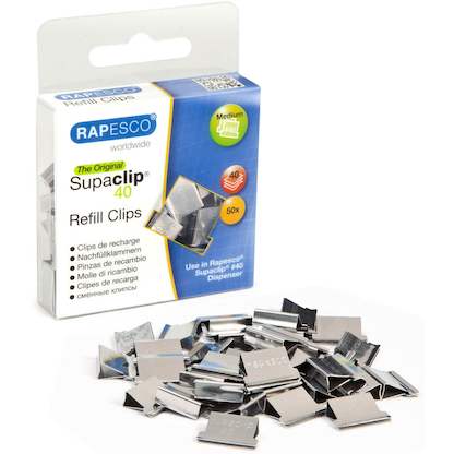 Artikelbild 7 für 50 RAPESCO® Supaclips silber 1,6 cm, Artikelnummer 965549