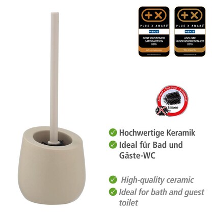 Artikelbild 4 für WENKO WC-Garnitur Badi beige Stein, Artikelnummer 531113