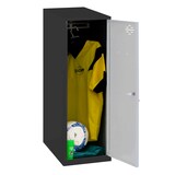 Artikelbild 1 für Simonrack Spind SIMONLOCKER DISM SINGLE anthrazit, grau 8425437118968, 1 Schließfach 40,0 x 50,0 x 91,5 cm, Artikelnummer 355097