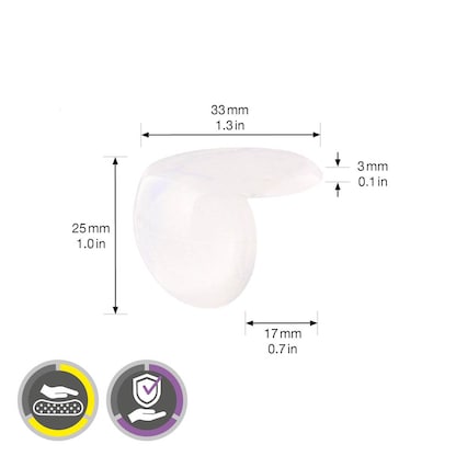 Artikelbild 2 für WAGNER® design yourself EH 2135 Eckenschutz Kunststoff Ø 3,5 cm, 4 St., Artikelnummer 418628